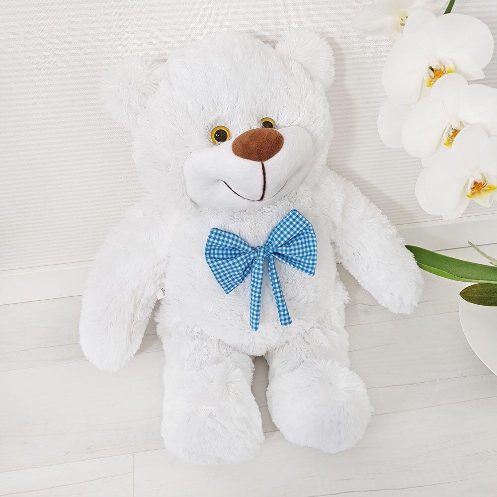 М'яка іграшка Zolushka Ведмідь Бо 61 см білий (ZL5803), фото 1