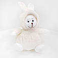 М'яка іграшка Zolushka Ведмедик Буся в костюмі зайчика 16см (ZL549), фото 2