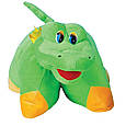 М'яка іграшка Zolushka Подушка трансформер крокодил 37см (ZL246), фото 2