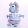 М'яка іграшка Zolushka Порося Хосе 23см в блакитному (ZL1242), фото 4
