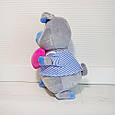 М'яка іграшка Zolushka Порося Хосе з серцем в блакитному (ZL1244), фото 2