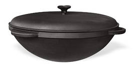 Казан чавунний азійський із кришкою Сітон 22 літри