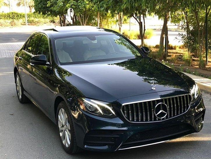 Решітка радіатора Mercedes W213 стиль AMG GT Panamericana (хром смужки), фото 1