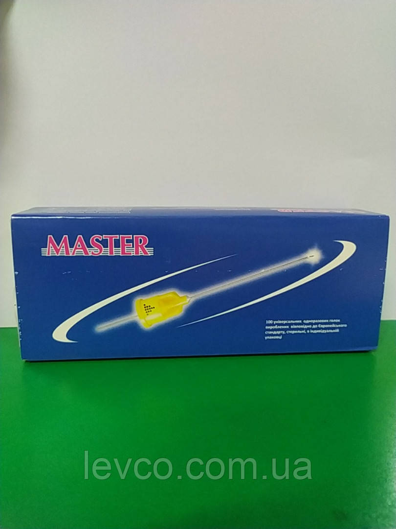 Голки карпульные Майстер,  Майстер Італія 100шт, 0.3 25, фото 1