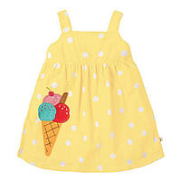 Плаття жовте дитяче Frugi Sunshine Polka