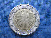Монета 2 евро Германия 2002 J 2003 G 2002 D 3 даты цена за 1 монету