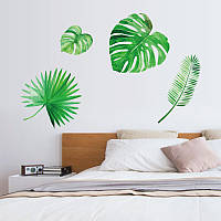 Интерьерная наклейка на стену Green Life Пальмовые листья SK7134