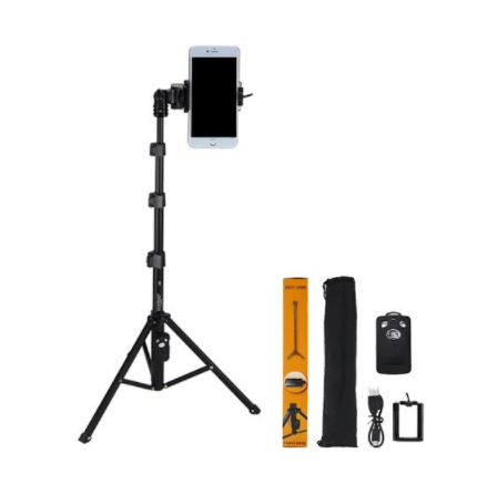 Штатив монопод для камери і телефону Yunteng VCT-1388 (2 в 1) Селфи палиця з пультом, фото 1