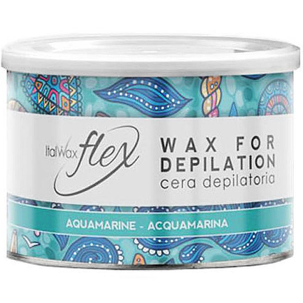 Віск банковий Ital Wax FLEX Aquamarine, 400 мл аквамарин, фото 1