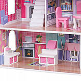 Лялькові будиночки.Будиночок для ляльок з меблями.Ігровий ляльковий будиночок для ляльок.Будинок для ляльок., фото 8
