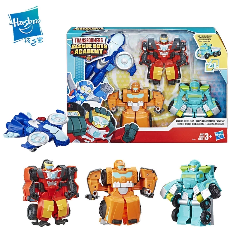Набір ботів-рятівників Хот Шот Вихор Клин і Хойст Transformers Academy Rescue Team (Hot Shot Whirl Wedg Hoist)