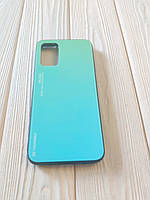 Чохол Gradient для Xiaomi Poco M3 бампер Green-blue