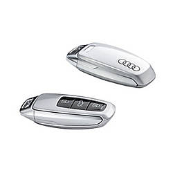 Пластикова кришка для ключа Audi Rings Key Cover, Floret Silver Metallic, артикул 4N0071208AZ7G