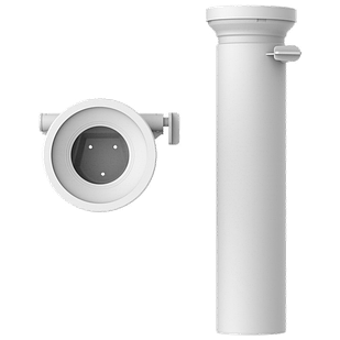 Патрубок зі зворотним клапаном Sanit для унітаза 110 х 400 мм (art.58213)