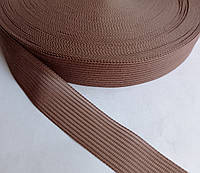 Долевик нитепрошивной коричневый, ширина 17 мм