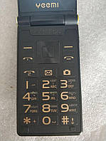 Мобільний телефон Tkexun G10-1 (Yeemi G10-1) 3G gold розкладачка з великим екраном та батареєю, фото 3