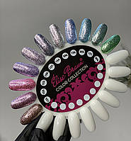 Палітра відтінків гель-лаків Elise Braun No 18 (10 мл)