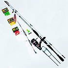 Рибальський набір Crocodile Elite 2.40 м. 2 спінінги + чохол, фото 2