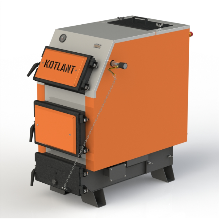 25 кВт Котел довготривалого горіння 5 мм KOTLANT-КОТЛАНТ КВУ-25 С МЕХАНИЧЕСКИМ РЕГУЛЯТОРОМ ТЯГИ, фото 1