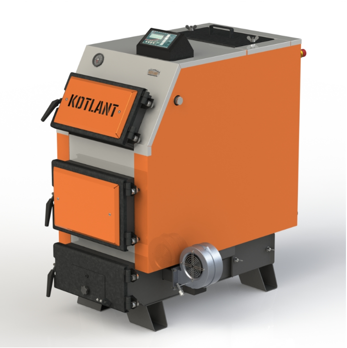 30 кВт Котел довготривалого горіння 5 мм KOTLANT-КОТЛАНТ КВУ-30 С АВТОМАТИКОЙ И ВЕНТИЛЯТОРОМ, фото 1