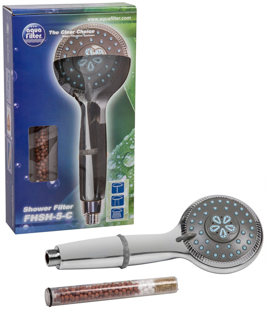 Фільтр душа Aquafilter FHSH-5-C