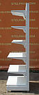 Торговий стелаж односторонній (пристінний) "АВІЛОН" 190х62 см, на 6 полиць, Б/у, фото 5
