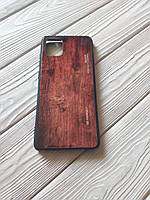 Чохол Gradient Wood для Samsung Galaxy Note 10 Lite / N770F бампер Dark-walnut