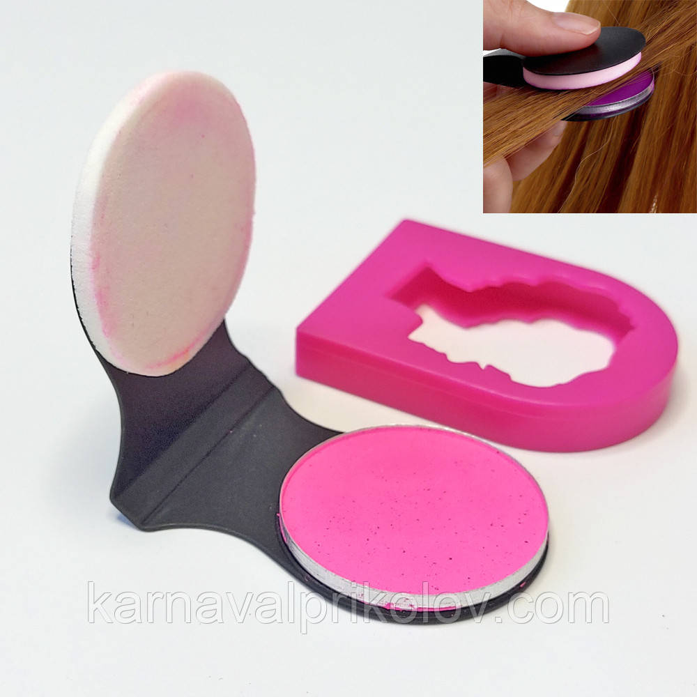 Крейда кольорова пудра для волосся Hair Chalk (рожевий)