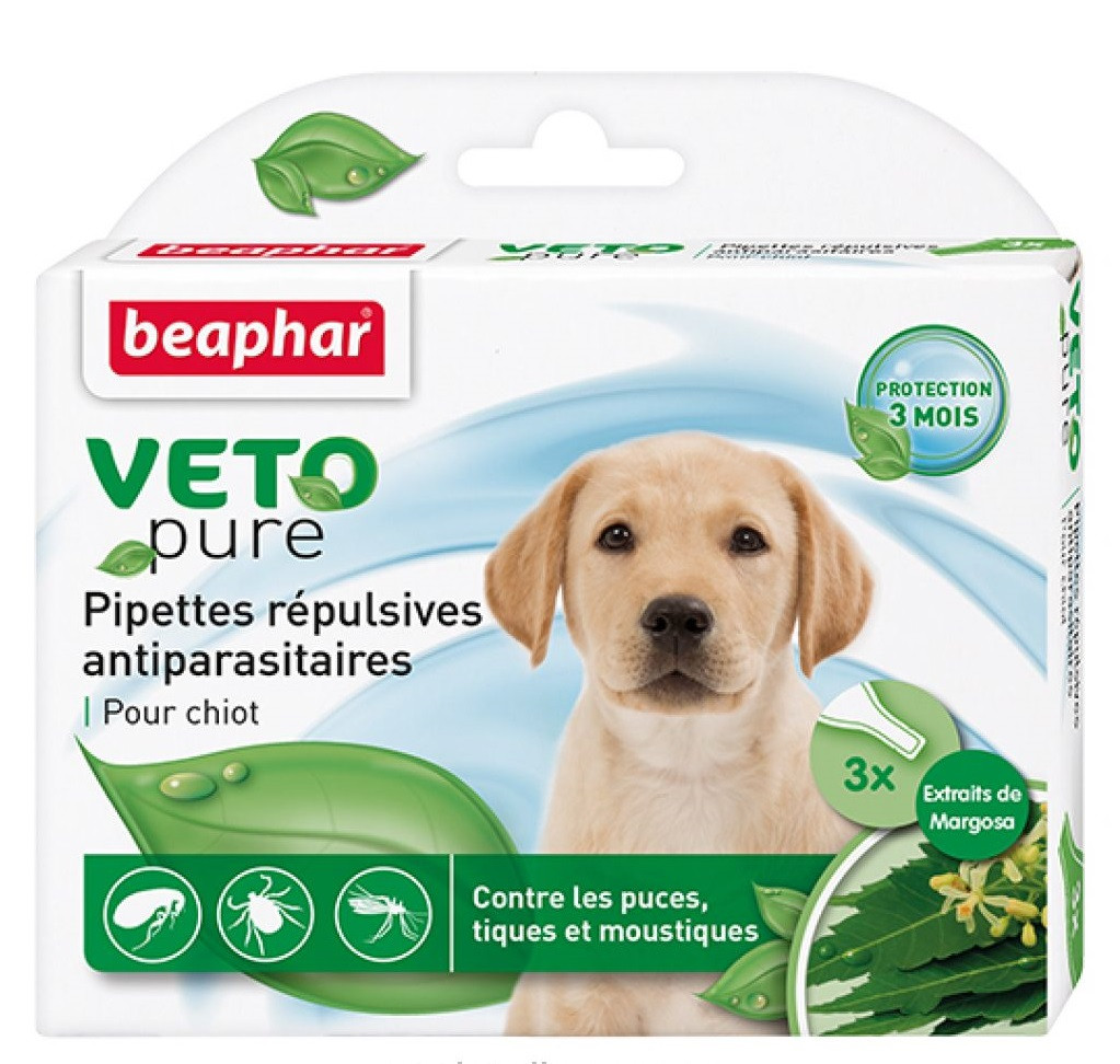 Beaphar Bio Spot On Veto pure Капли от блох, клещей и комаров для щенков - 1 пип. - фото 1 - id-p1448146669