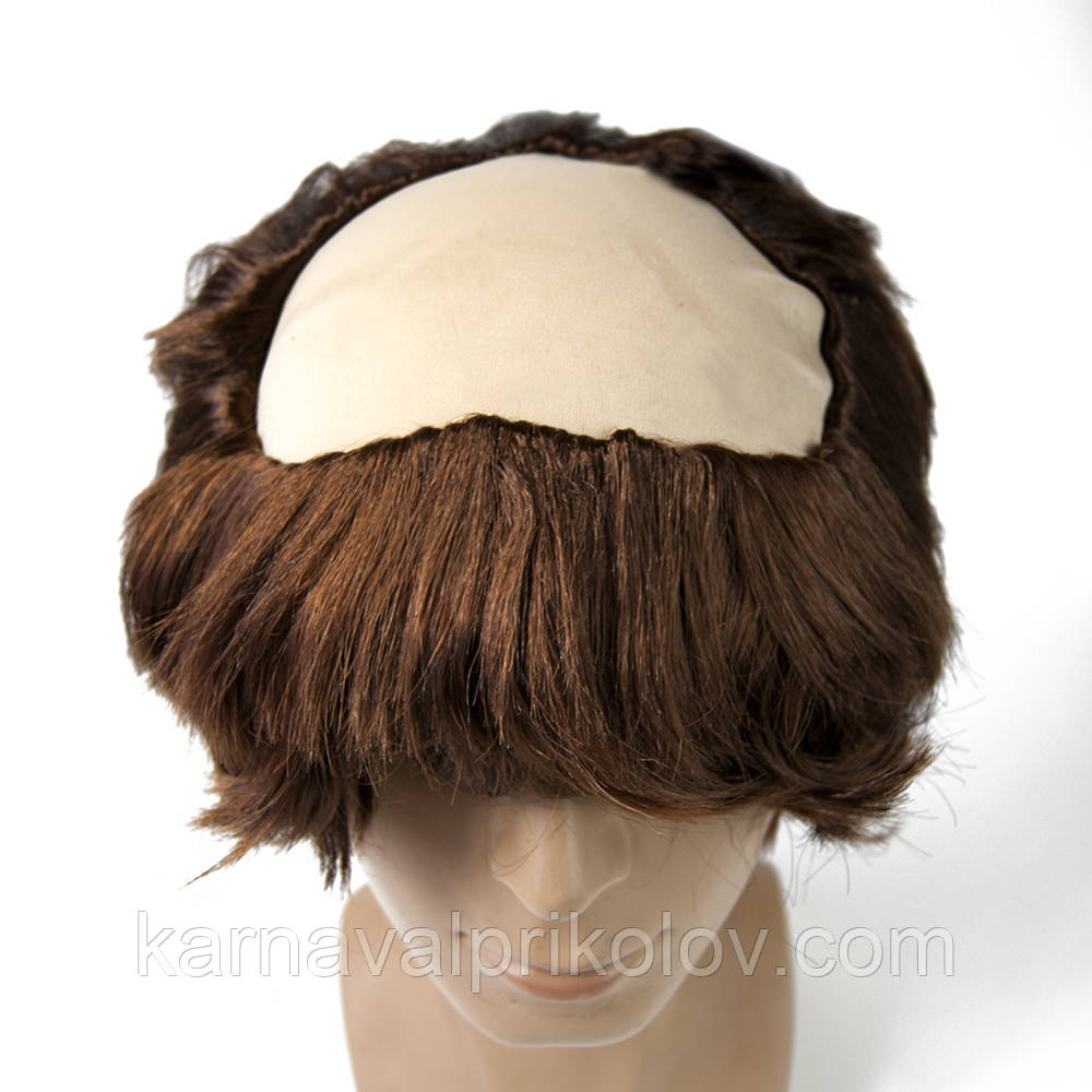 Перука Монаха з лисиною (коричнева)