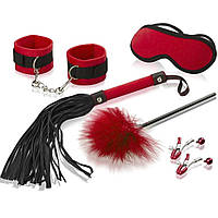 Еротичний набір БДСМ для рольових ігор 6 предметів 11342 (червоний)