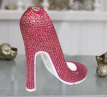 Декор для інтер'єру Туфелька зі стразами (рожевий)