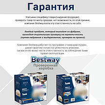 Надувна флокірована подушка Bestway 67121, 42 х 26 х 10 см, синя, (Оригінал), фото 3