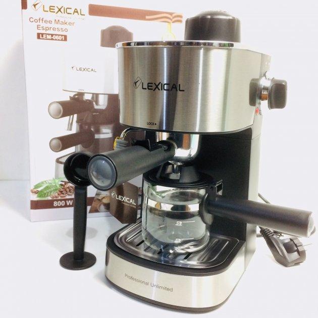 Кавоварка Espresso з капучинатором Lexical LEM-0601