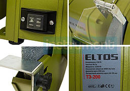 Точильний верстат ELTOS ПЕ-200/1100Вт, фото 2