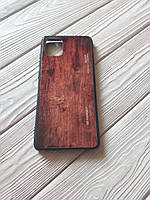 Чехол Gradient Wood для Samsung Galaxy A71 2020 / A715F Dark walnut