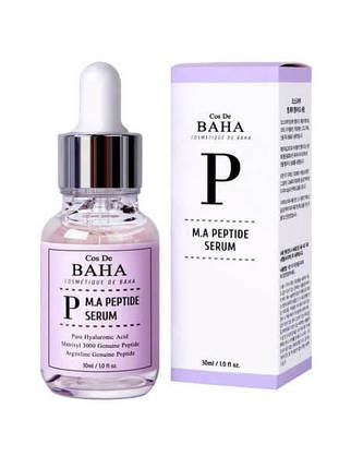 Сироватка проти зморшок з пептидним комплексом Cos De Baha M.A Peptide Serum, 30 мл, фото 1