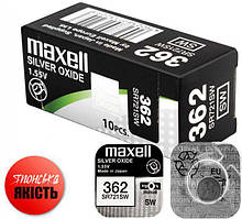 Срібно-оксидна батарейка Maxell "таблетка" SR721SW 10шт/уп