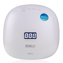 УФ лампа UV+LED SUNUV SUN 4S для сушіння гелю і гель лаку зі з'ємним дном (black), фото 3