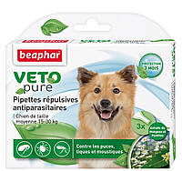 Beaphar Bio Spot On Veto pure Капли от блох, клещей и комаров для собак 15-30 кг - 1 пип.