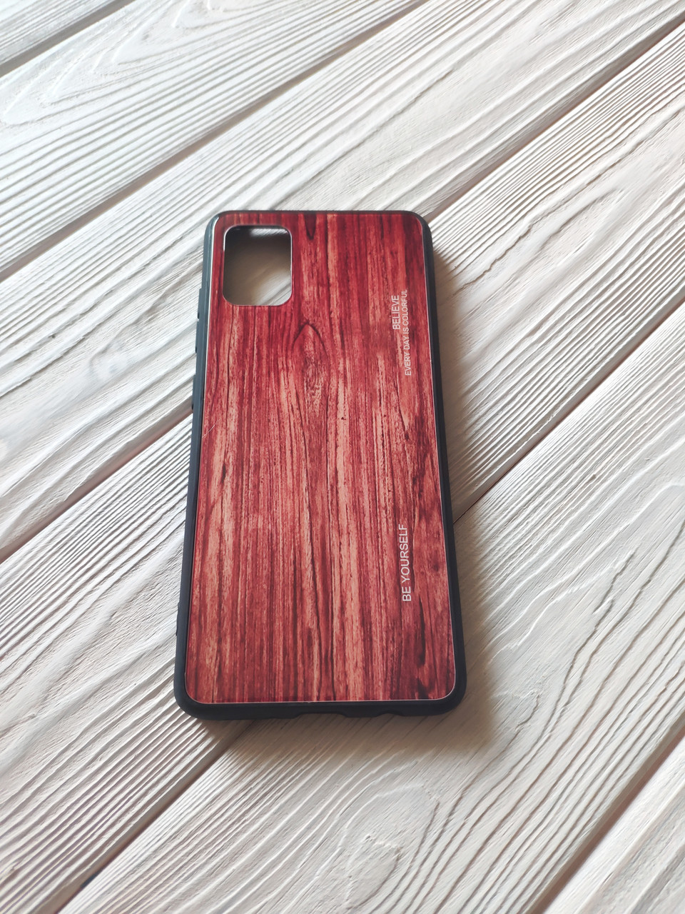 Чохол Gradient Wood для Samsung Galaxy A51 2020 / A515F Cherry oxford