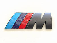 Логотип/эмблема/шильдик BMW M Series металл 83х31 мм. черный