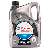 Масло моторне TOTAL QUARTZ 7000 Energy 10w-40 5л/4,41 кг SL/CF A3/B4, 462322, 201537