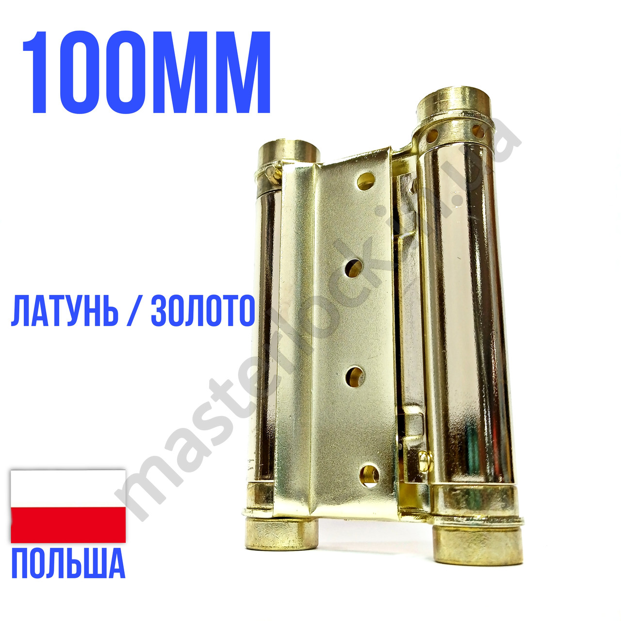 Петля барна 100мм Латунь