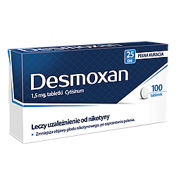 Desmoxan 1,5 mg Десмоксан 1,5 мг Таблетки Від Нікотинової залежності 100 шт Польща