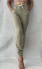 Стильні трикотажні штани, No 160 фісташковий, фото 3