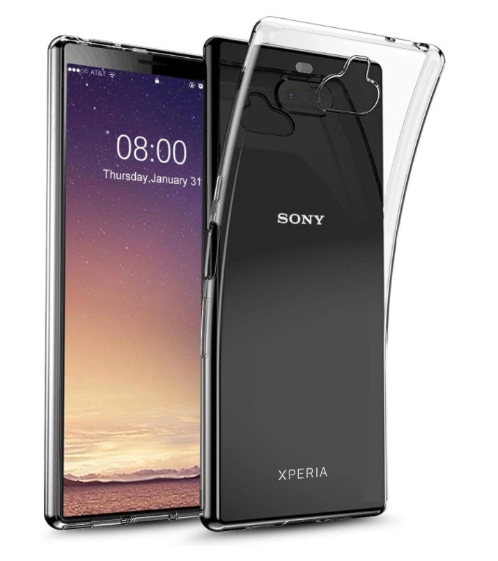 Прозорий силіконовий чохол для Sony Xperia 10 Plus I4213