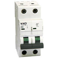 Автоматический выключатель VIKO 2р 50А С 4VTB-2C50