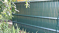 Забор из ленты STAKETS вертикальный на основе сетки, 4,6 см х 1 п. метр. 450 г/м2