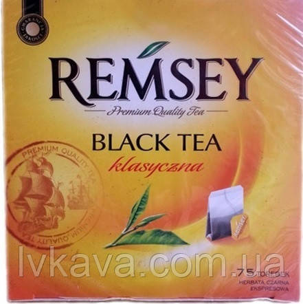 Чай чорний класичний REMSEY, 75 пак, фото 2